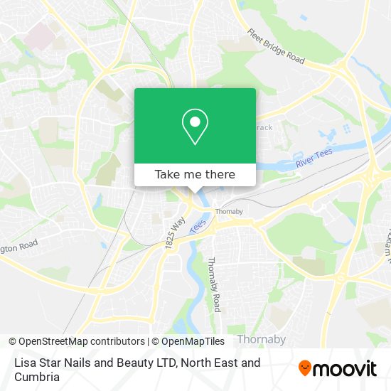 Lisa Star Nails and Beauty LTD map