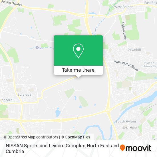 NISSAN Sports and Leisure Complex map