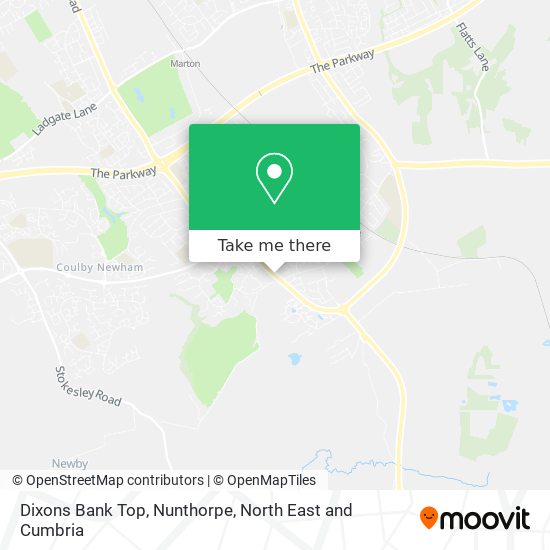 Dixons Bank Top, Nunthorpe map