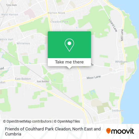 Friends of Coulthard Park Cleadon map