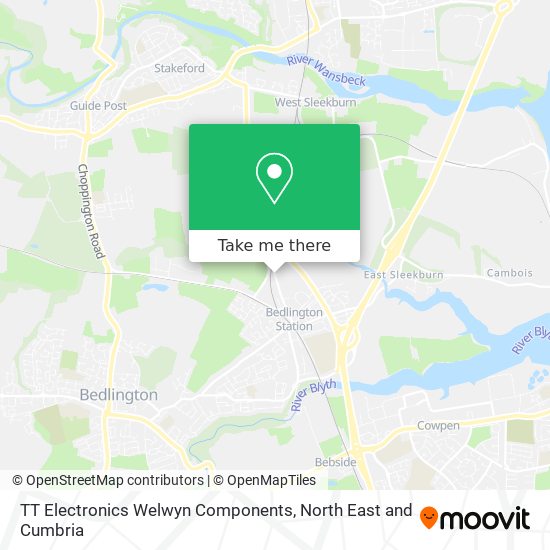 TT Electronics Welwyn Components map