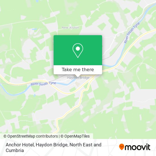 Anchor Hotel, Haydon Bridge map