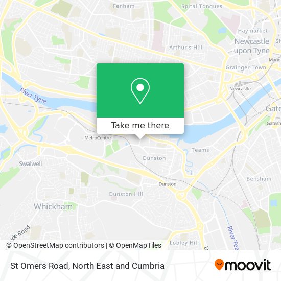 St Omers Road map