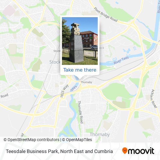 Teesdale Business Park map