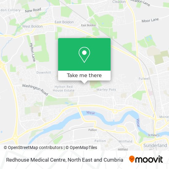 Redhouse Medical Centre map