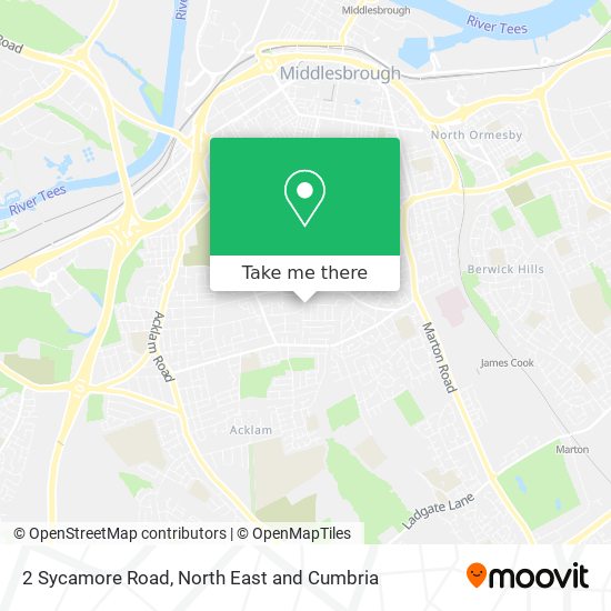 2 Sycamore Road map