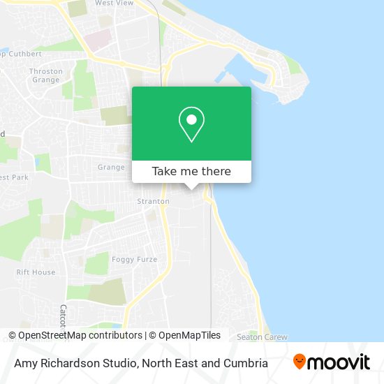 Amy Richardson Studio map