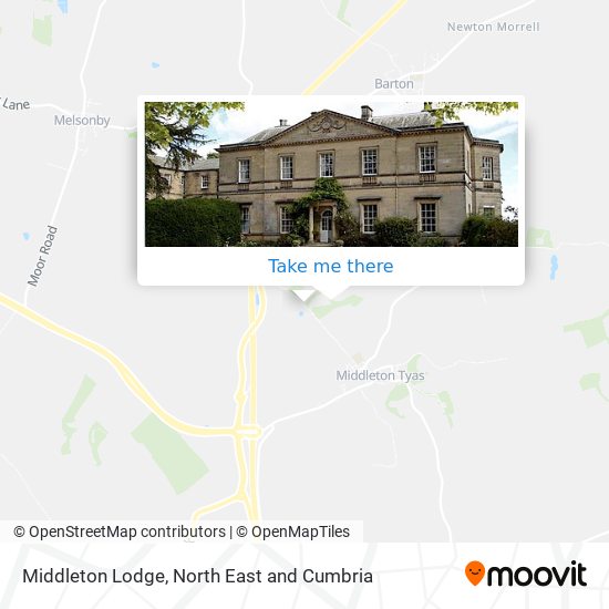 Middleton Lodge map