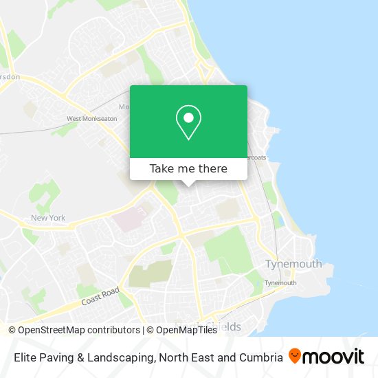 Elite Paving & Landscaping map