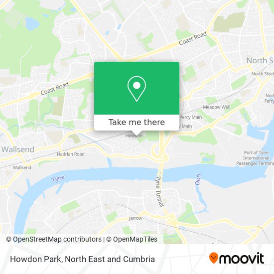 Howdon Park map