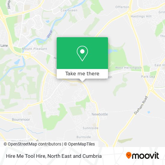 Hire Me Tool Hire map