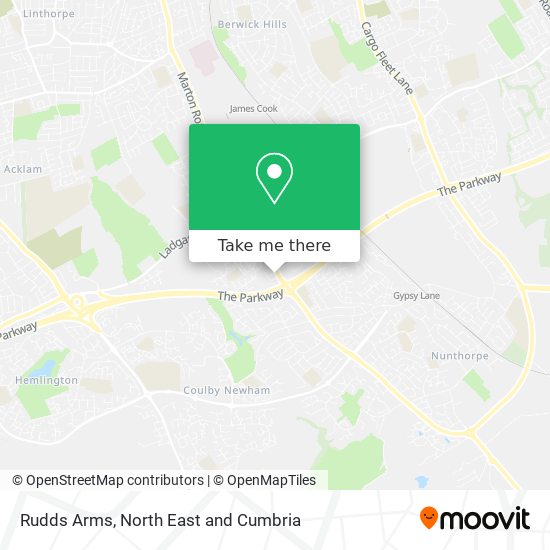 Rudds Arms map