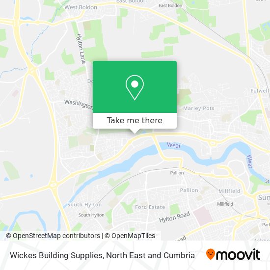 Wickes Building Supplies map