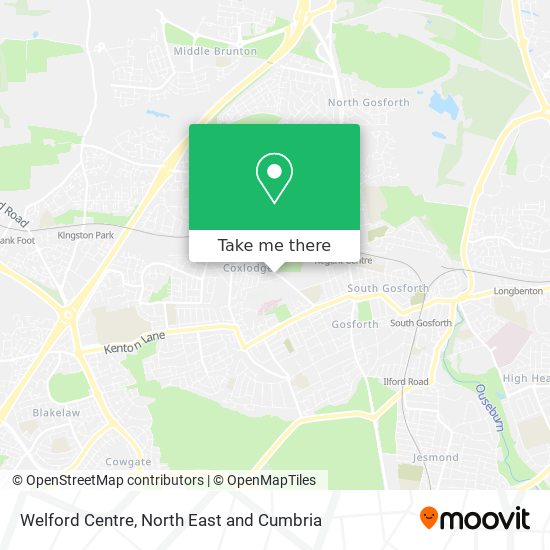 Welford Centre map