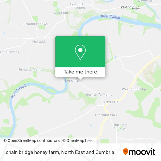 chain bridge honey farm map