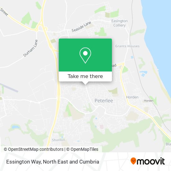 Essington Way map