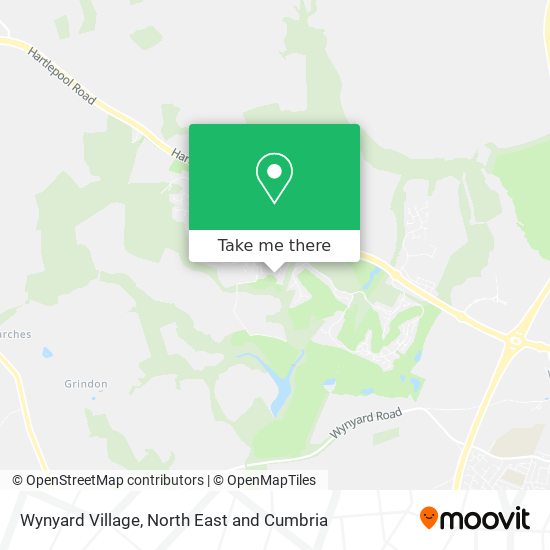 Wynyard Village map