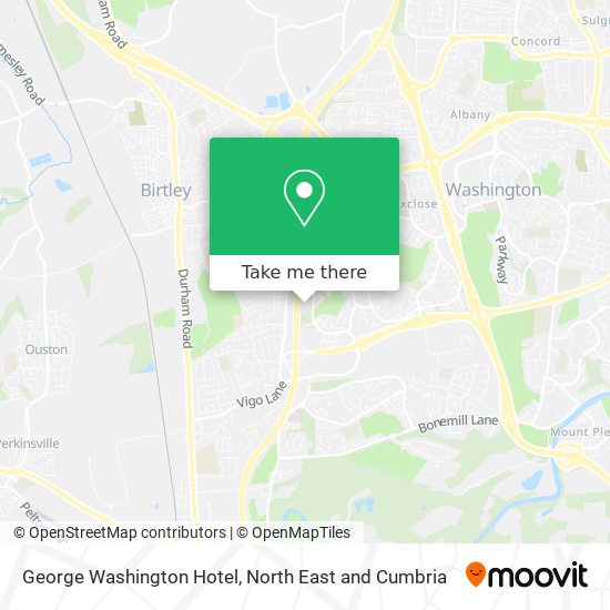 George Washington Hotel map
