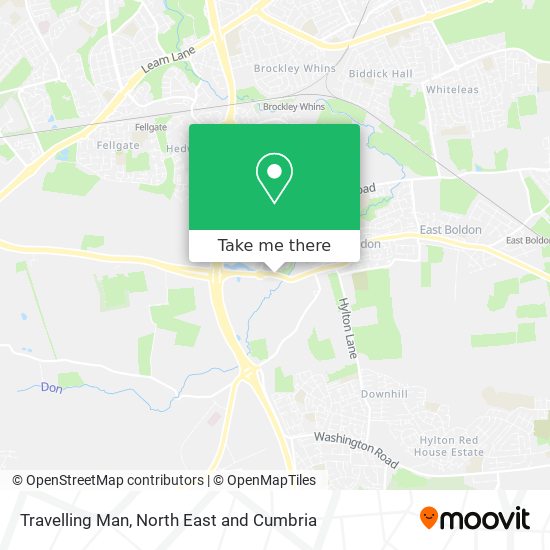 Travelling Man map