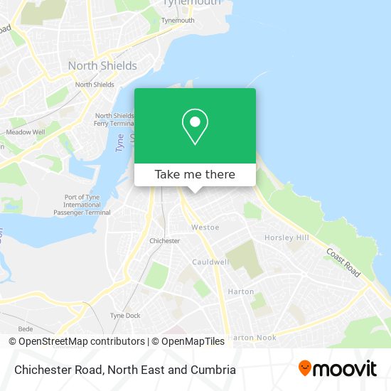 Chichester Road map