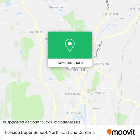 Fellside Upper School map