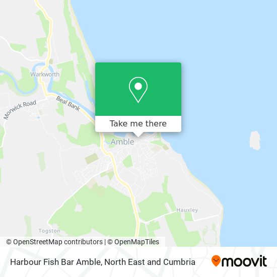 Harbour Fish Bar Amble map