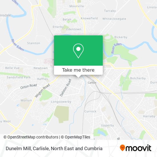 Dunelm Mill, Carlisle map