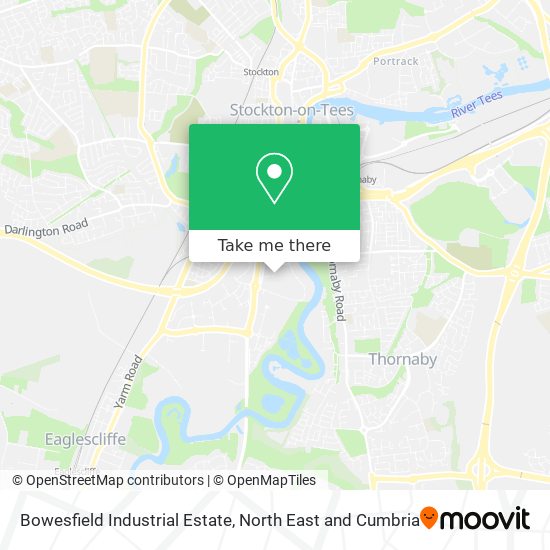 Bowesfield Industrial Estate map