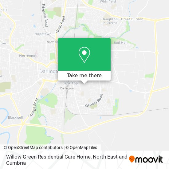 Willow Green Residential Care Home map