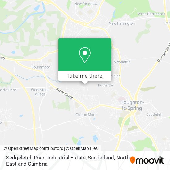 Sedgeletch Road-Industrial Estate, Sunderland map