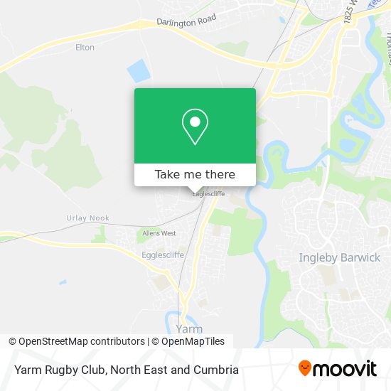 Yarm Rugby Club map
