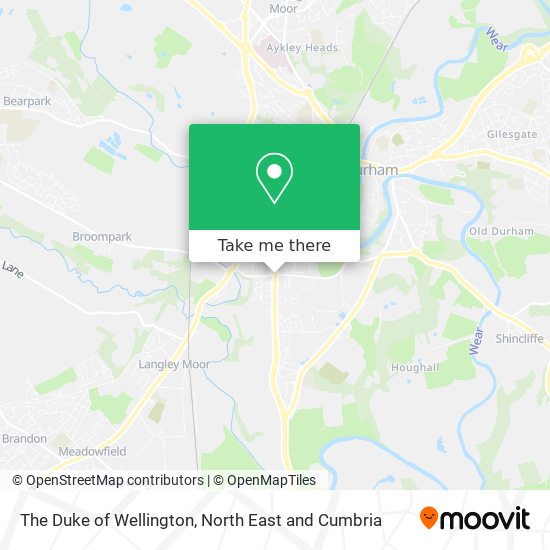 The Duke of Wellington map