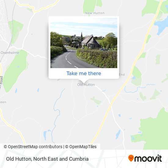 Old Hutton map