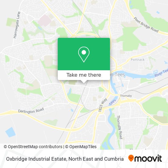 Oxbridge Industrial Estate map