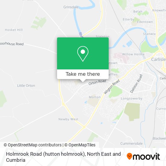 Holmrook Road (hutton holmrook) map