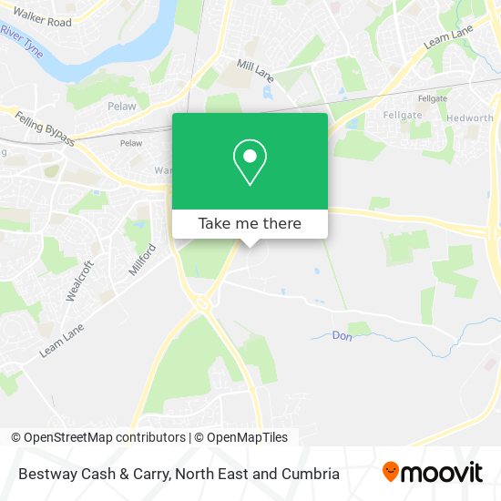 Bestway Cash & Carry map