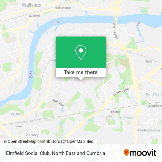 Elmfield Social Club map