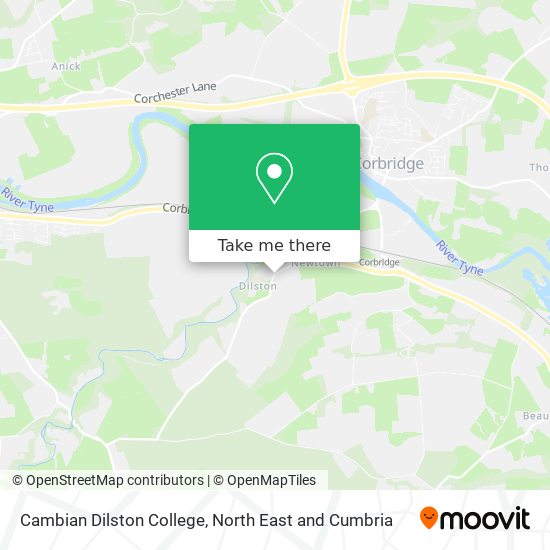 Cambian Dilston College map