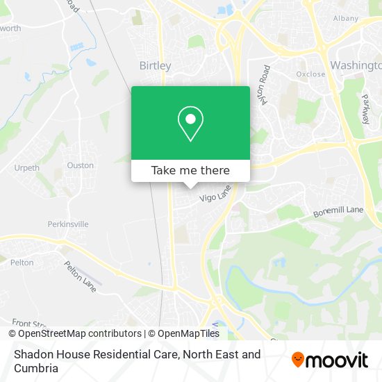 Shadon House Residential Care map