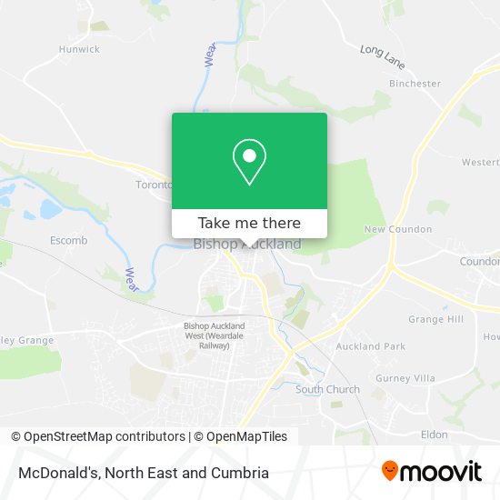 McDonald's map