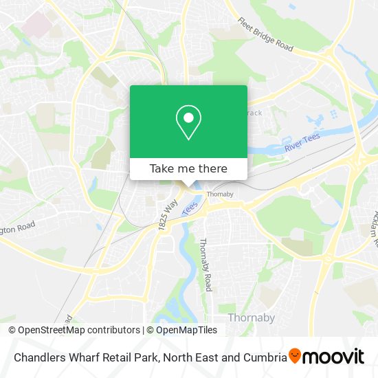 Chandlers Wharf Retail Park map