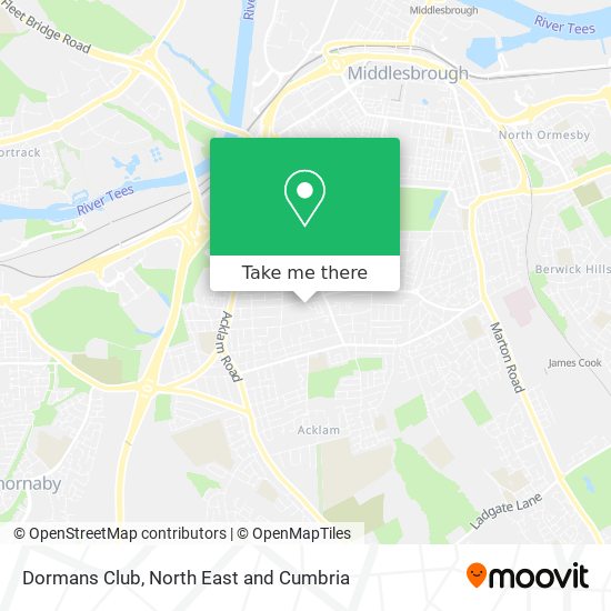 Dormans Club map