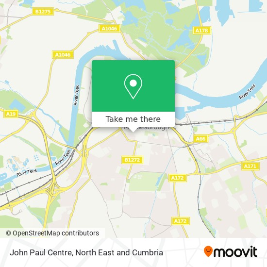 John Paul Centre map
