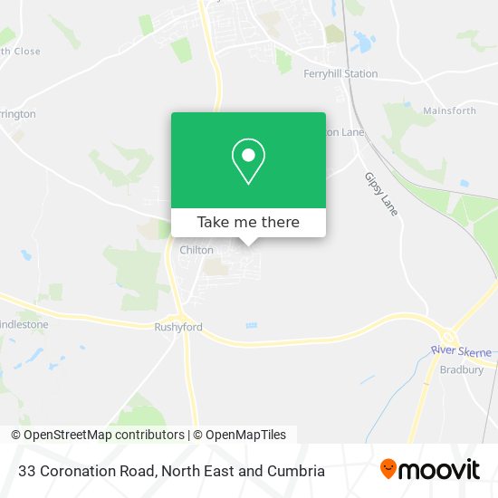 33 Coronation Road map