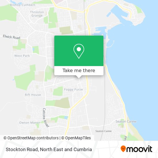 Stockton Road map