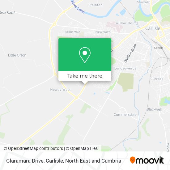 Glaramara Drive, Carlisle map