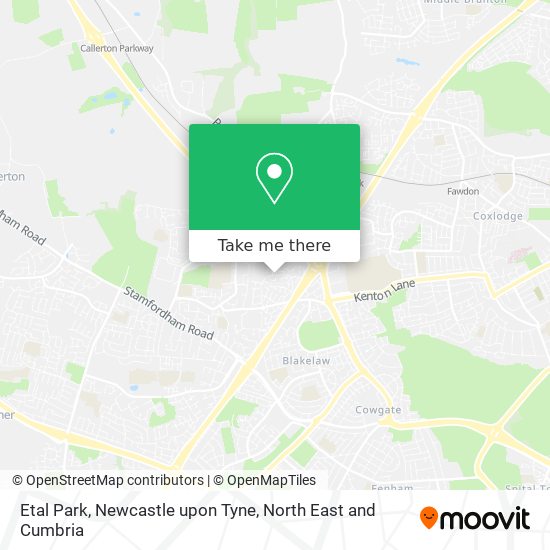 Etal Park, Newcastle upon Tyne map