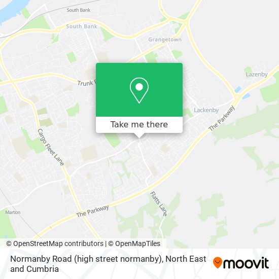 Normanby Road (high street normanby) map