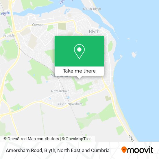 Amersham Road, Blyth map