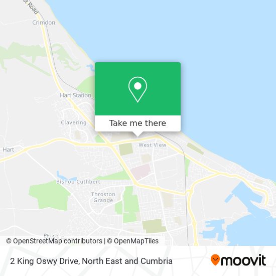 2 King Oswy Drive map